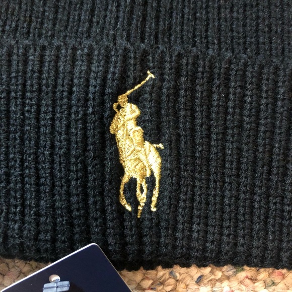 🆕 Polo Ralph Lauren Big Pony Beanie Hat - Picture 3 of 7